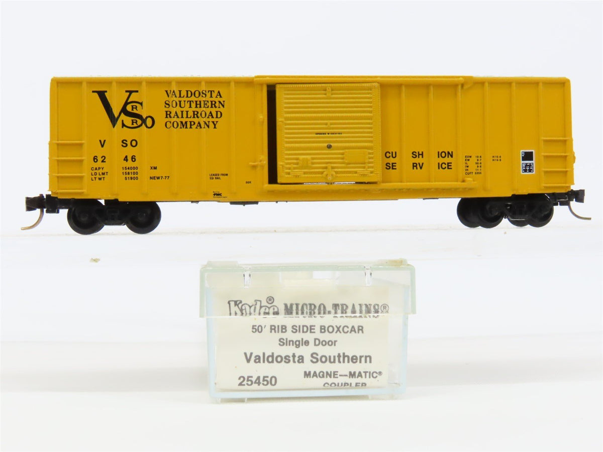 N Scale Micro-Trains MTL/Kadee 25450 VSO Valdosta Southern 50&#39; Boxcar #6246