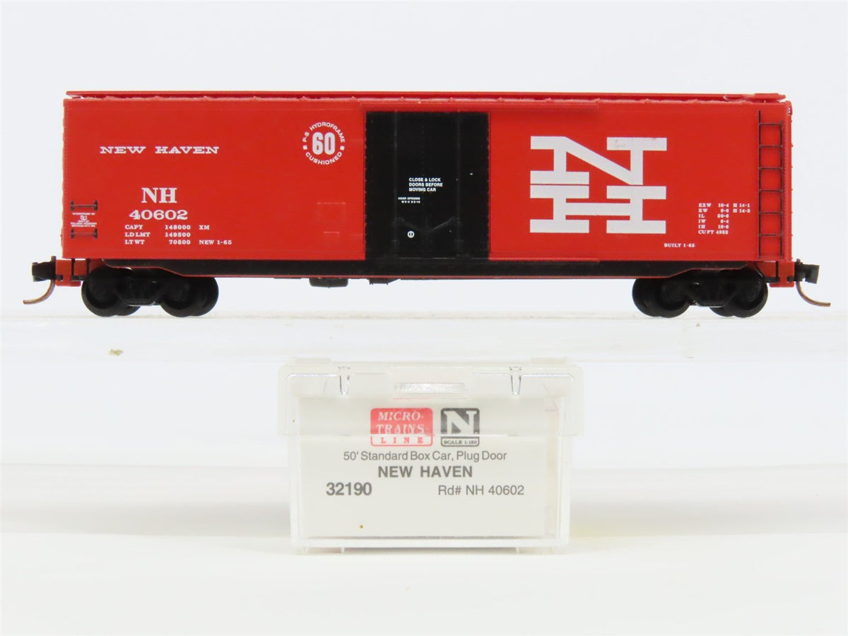 N Scale Micro-Trains MTL 32190 NH New Haven 50&#39; Standard Boxcar #40602