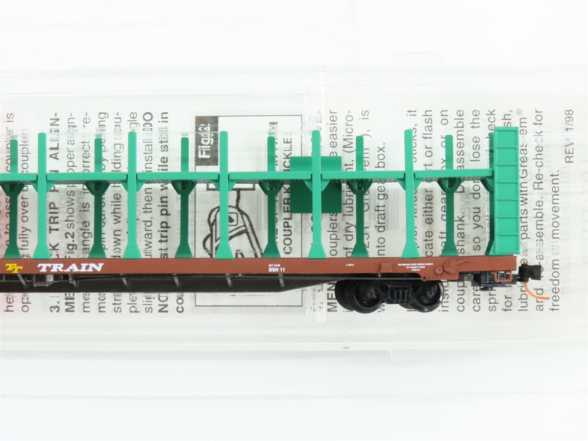 N Scale Micro-Trains MTL 112520 TTBX PC 89&#39; Bi-Level Open Auto Rack #962577