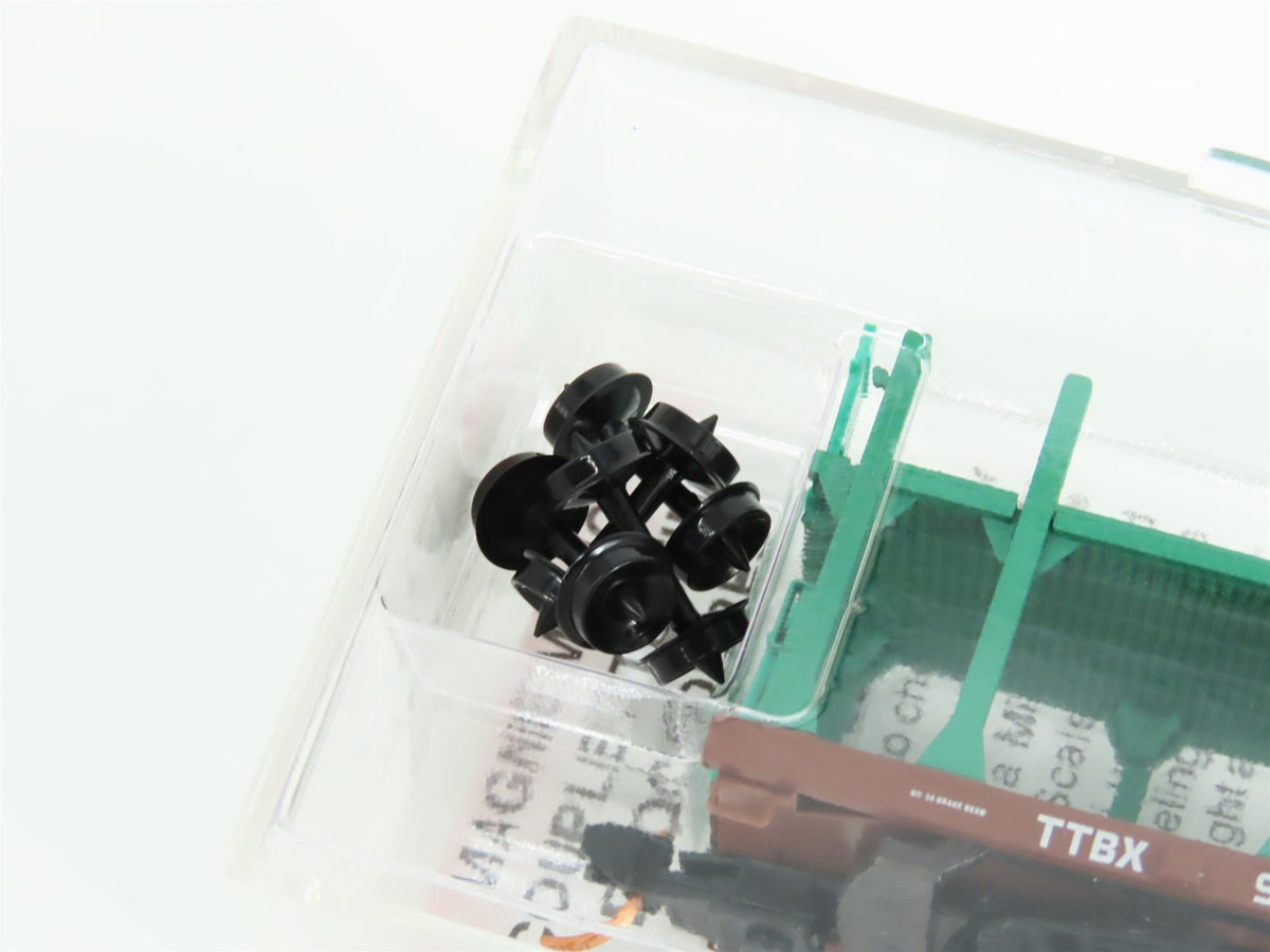 N Scale Micro-Trains MTL 112520 TTBX PC 89&#39; Bi-Level Open Auto Rack #962577