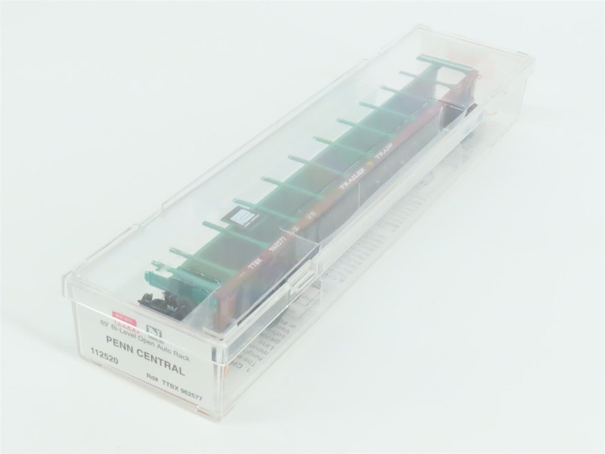N Scale Micro-Trains MTL 112520 TTBX PC 89&#39; Bi-Level Open Auto Rack #962577