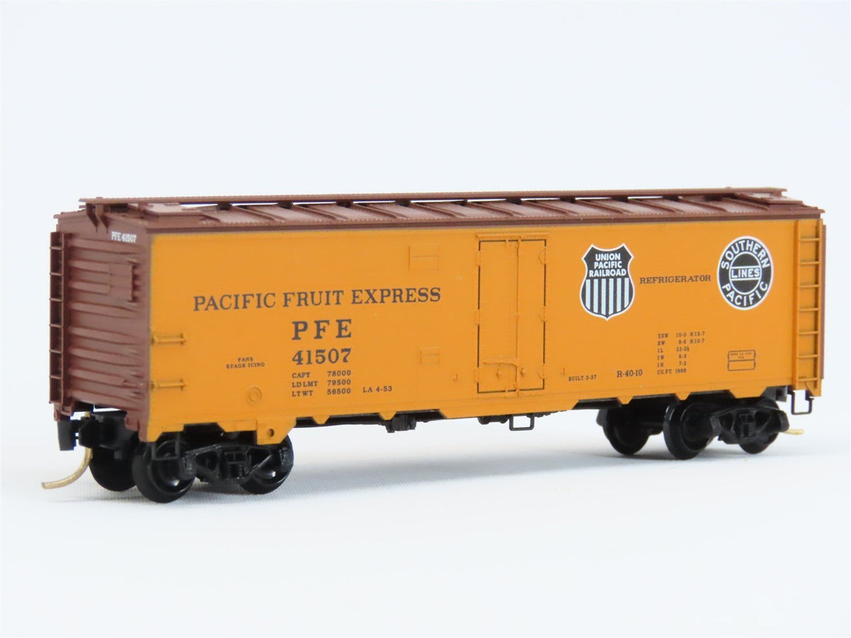 N Scale Micro-Trains MTL 59520 PFE Pacific Fruit Express 40&#39; Ice Reefer #41507