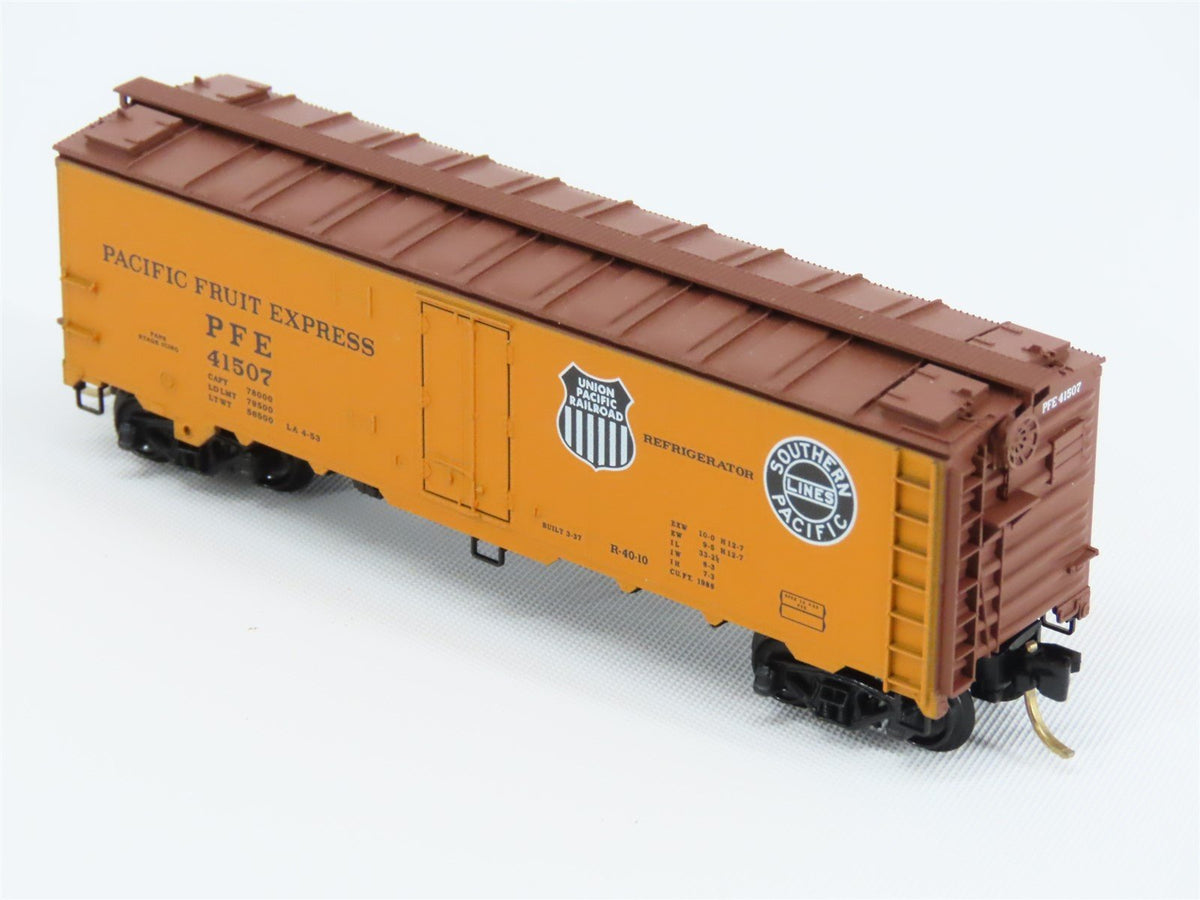 N Scale Micro-Trains MTL 59520 PFE Pacific Fruit Express 40&#39; Ice Reefer #41507