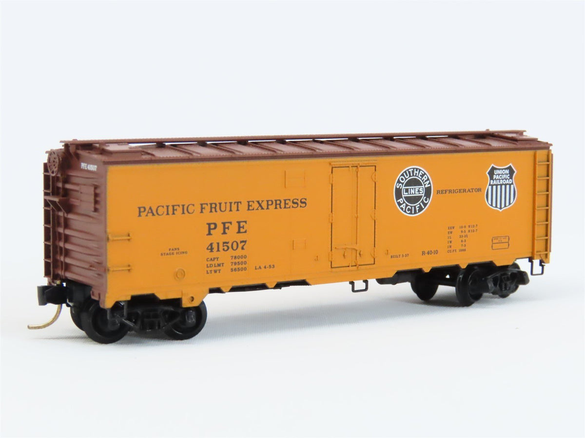 N Scale Micro-Trains MTL 59520 PFE Pacific Fruit Express 40&#39; Ice Reefer #41507