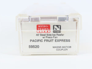 N Scale Micro-Trains MTL 59520 PFE Pacific Fruit Express 40' Ice Reefer #41507