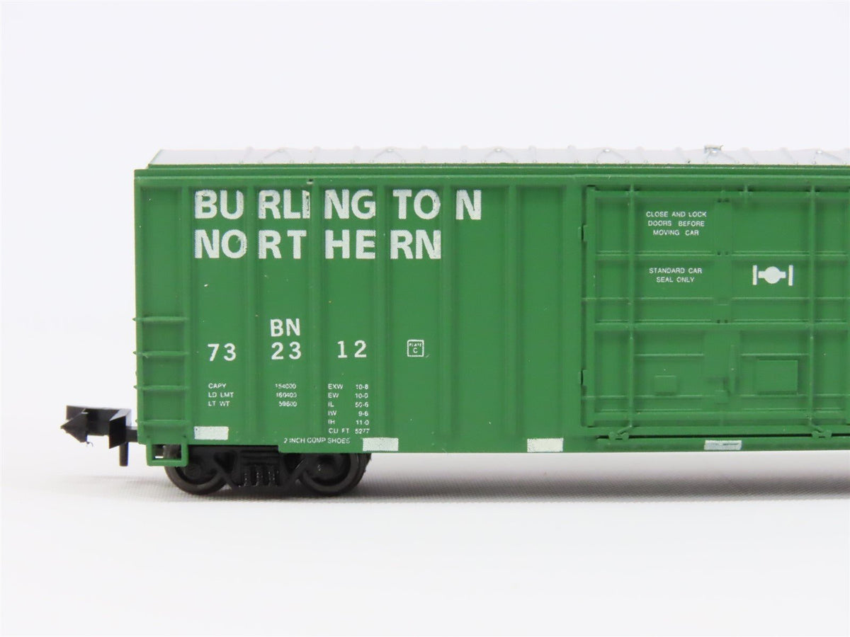 N Scale Roundhouse 8363 BN Burlington Northern 50&#39; Ribside Boxcar #732312