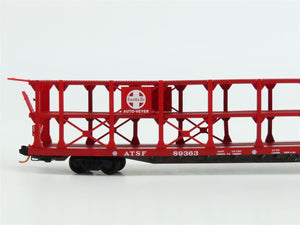 N Micro-Trains MTL 11200052 ATSF Santa Fe 89' Tri-Level Open Auto Rack #89363