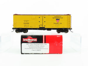 HO Scale InterMountain ART American Refrigerator Transit Co Reefer #24052