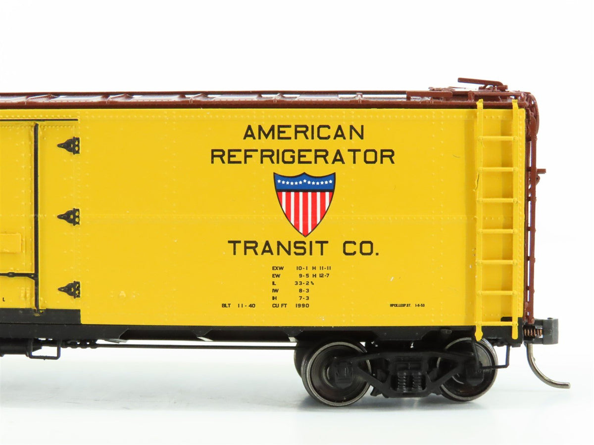 HO Scale InterMountain ART American Refrigerator Transit Co Steel Reefer #24169