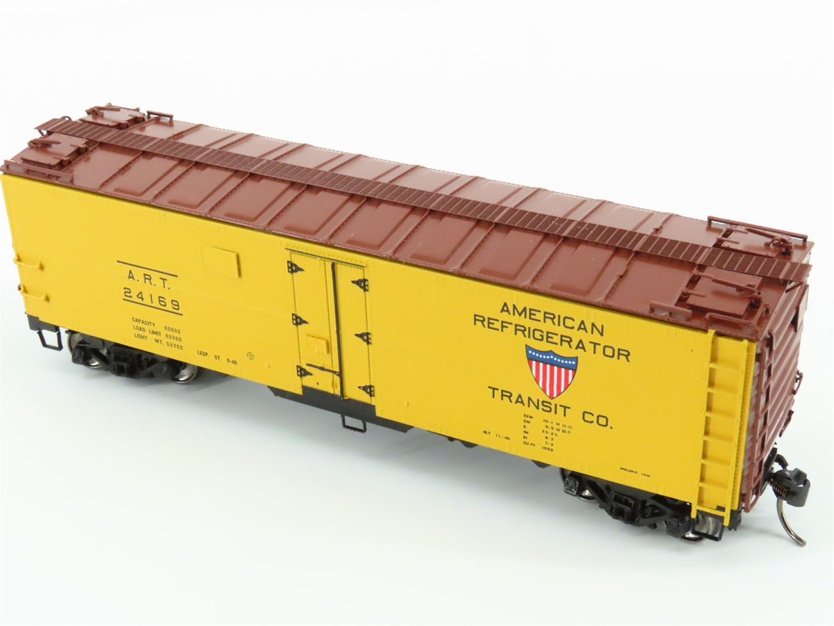 HO Scale InterMountain ART American Refrigerator Transit Co Steel Reefer #24169