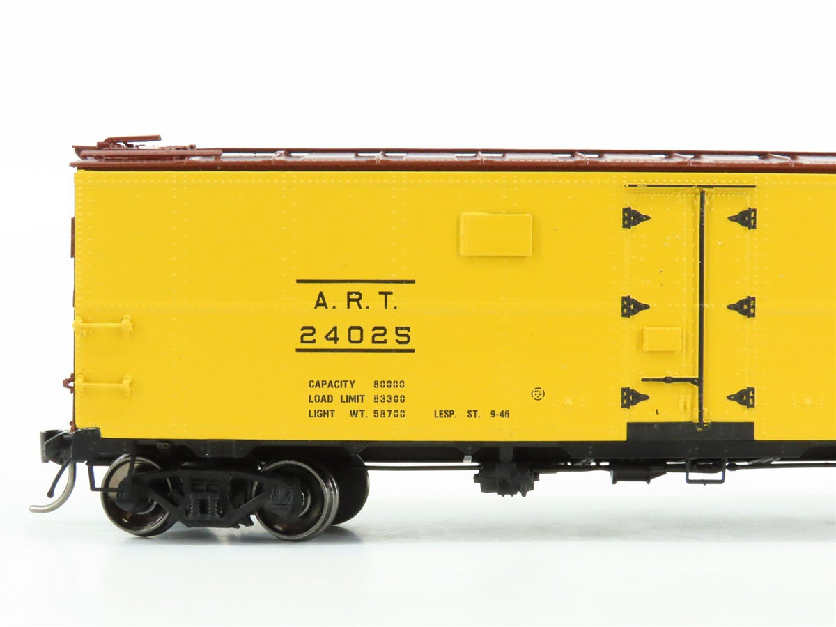 HO Scale InterMountain ART American Refrigerator Transit Co Steel Reefer #24025