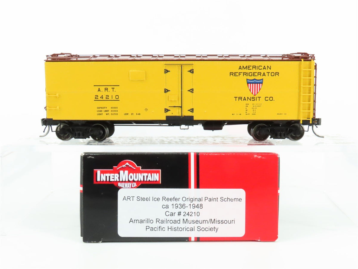 HO Scale InterMountain ART American Refrigerator Transit Co Steel Reefer #24210