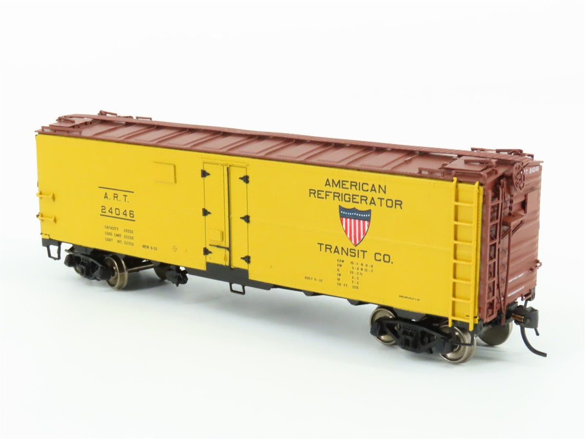 HO Scale InterMountain ART American Refrigerator Transit Co Steel Reefer #24046