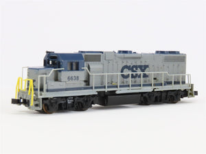 N Scale Life-Like 7842 CSX Railway GP38 Diesel Locomotive #6638