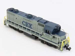 N Scale Life-Like 7842 CSX Railway GP38 Diesel Locomotive #6638