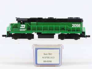 N Scale Life-Like 7841 BN Burlington Northern GP38 Diesel Locomotive #2098