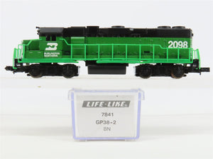 N Scale Life-Like 7841 BN Burlington Northern GP38 Diesel Locomotive #2098