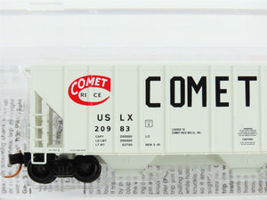 N Micro-Trains MTL 09900070 USLX Comet Rice Mills 3-Bay Covered Hopper #20983