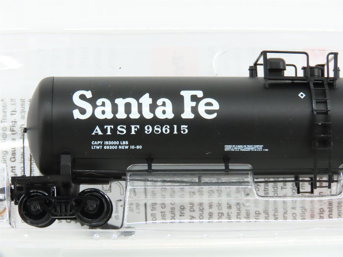 N Scale Micro-Trains MTL 11000120 ATSF Santa Fe Railroad 56&#39; Tank Car #98615