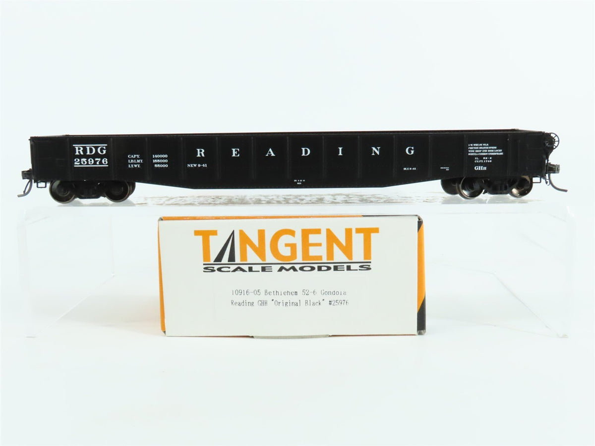 HO Scale Tangent #10916-05 RDG Reading Bethlehem 52-6 70T Gondola Car #25976