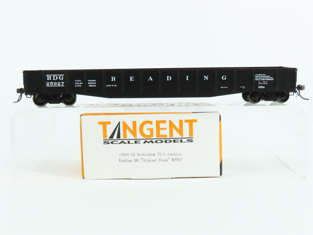 HO Scale Tangent #10916-02 RDG Reading Bethlehem 52-6 70T Gondola Car #25927