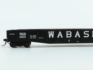 HO Scale Tangent #10924-04 WAB Wabash 52-6 70T Riveted Gondola Car #12970