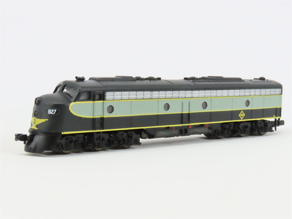 N Scale Life-Like 7187 Erie Railway E8A Diesel Locomotive #827