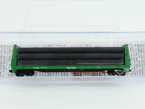 N Micro-Trains MTL 05400160 NOKL Northwestern Oklahoma Flat Car #725035 w/ Load