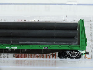 N Micro-Trains MTL 05400160 NOKL Northwestern Oklahoma Flat Car #725035 w/ Load
