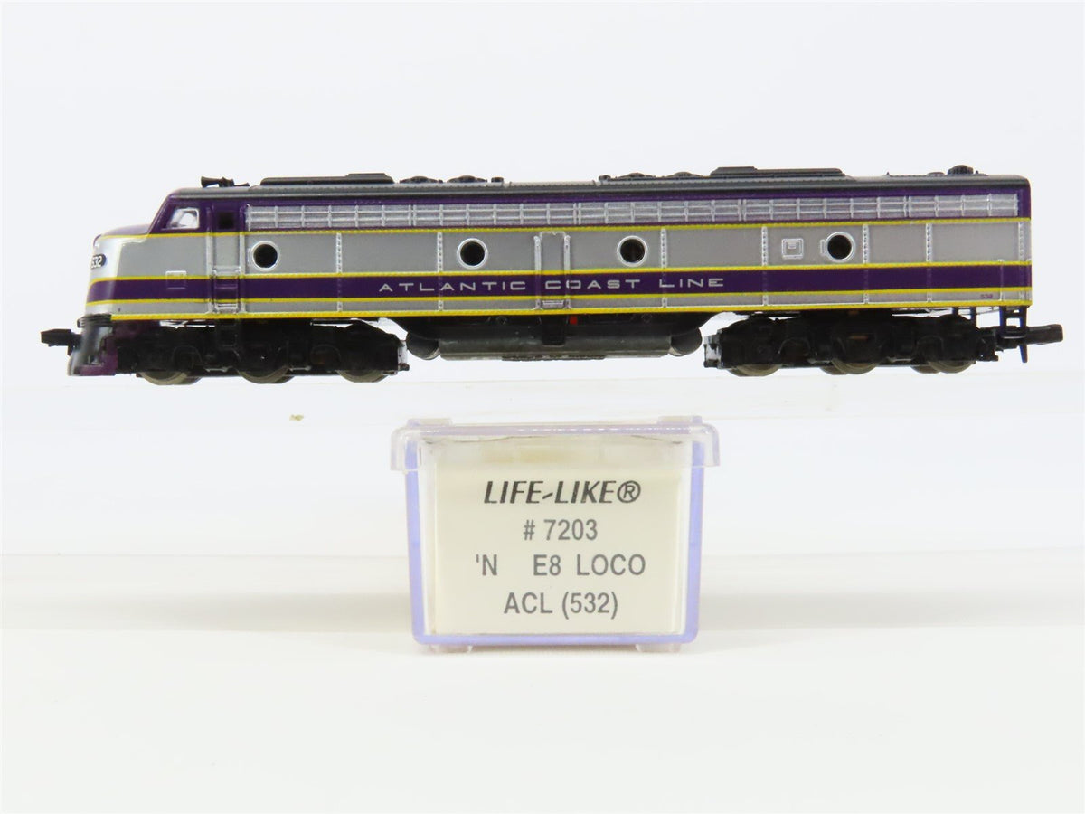 N Scale Life-Like 7203 ACL Atlantic Coast Line E8A Diesel Locomotive #532