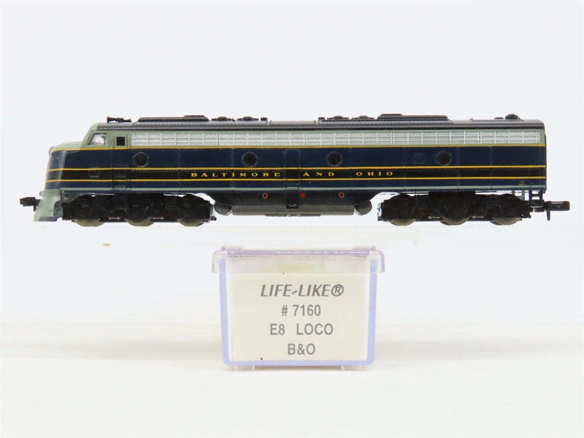 N Scale Life-Like 7160 B&amp;O Baltimore &amp; Ohio E8A Diesel Locomotive