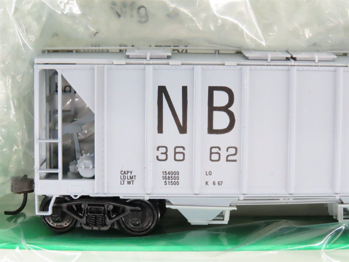 LOT of 8 HO Scale Bowser #56147 NB Northampton &amp; Bath 2-Bay Covered Hoppers