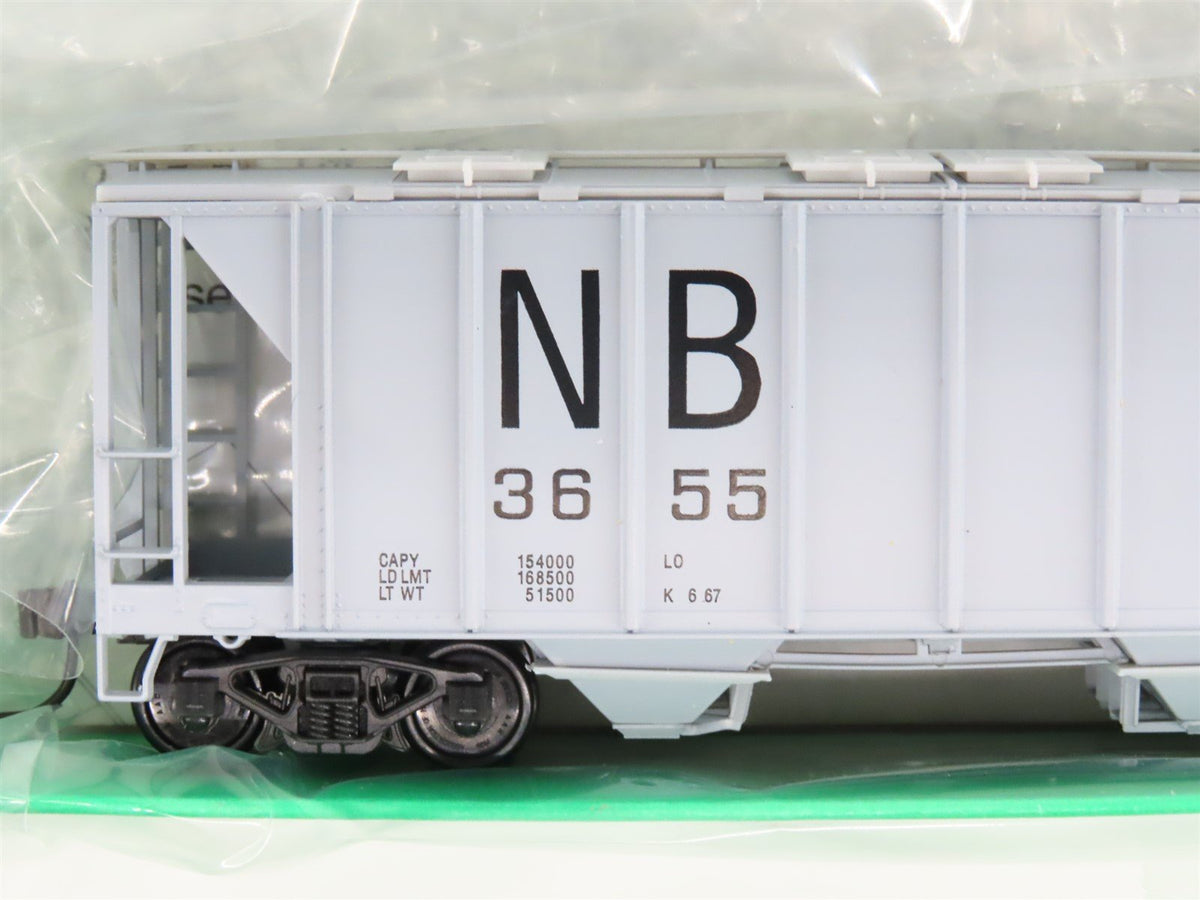 LOT of 8 HO Scale Bowser #56147 NB Northampton &amp; Bath 2-Bay Covered Hoppers