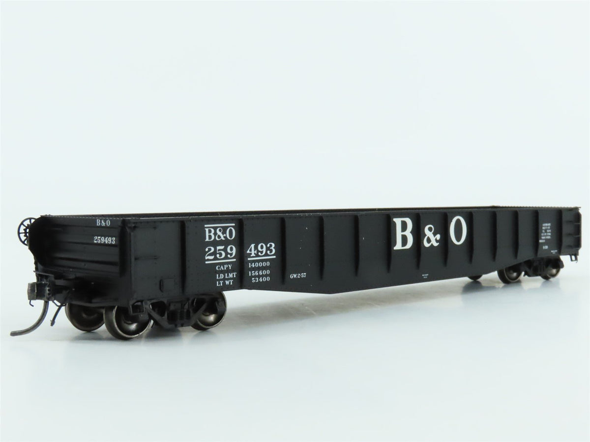 HO Scale Tangent #10930-06 B&amp;O Baltimore &amp; Ohio 52-6 70T Gondola Car #259493