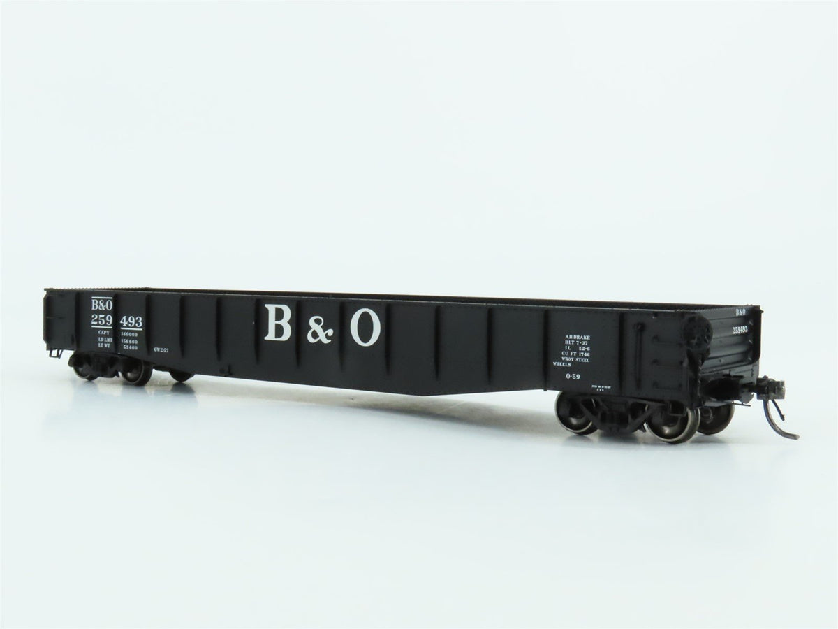 HO Scale Tangent #10930-06 B&amp;O Baltimore &amp; Ohio 52-6 70T Gondola Car #259493