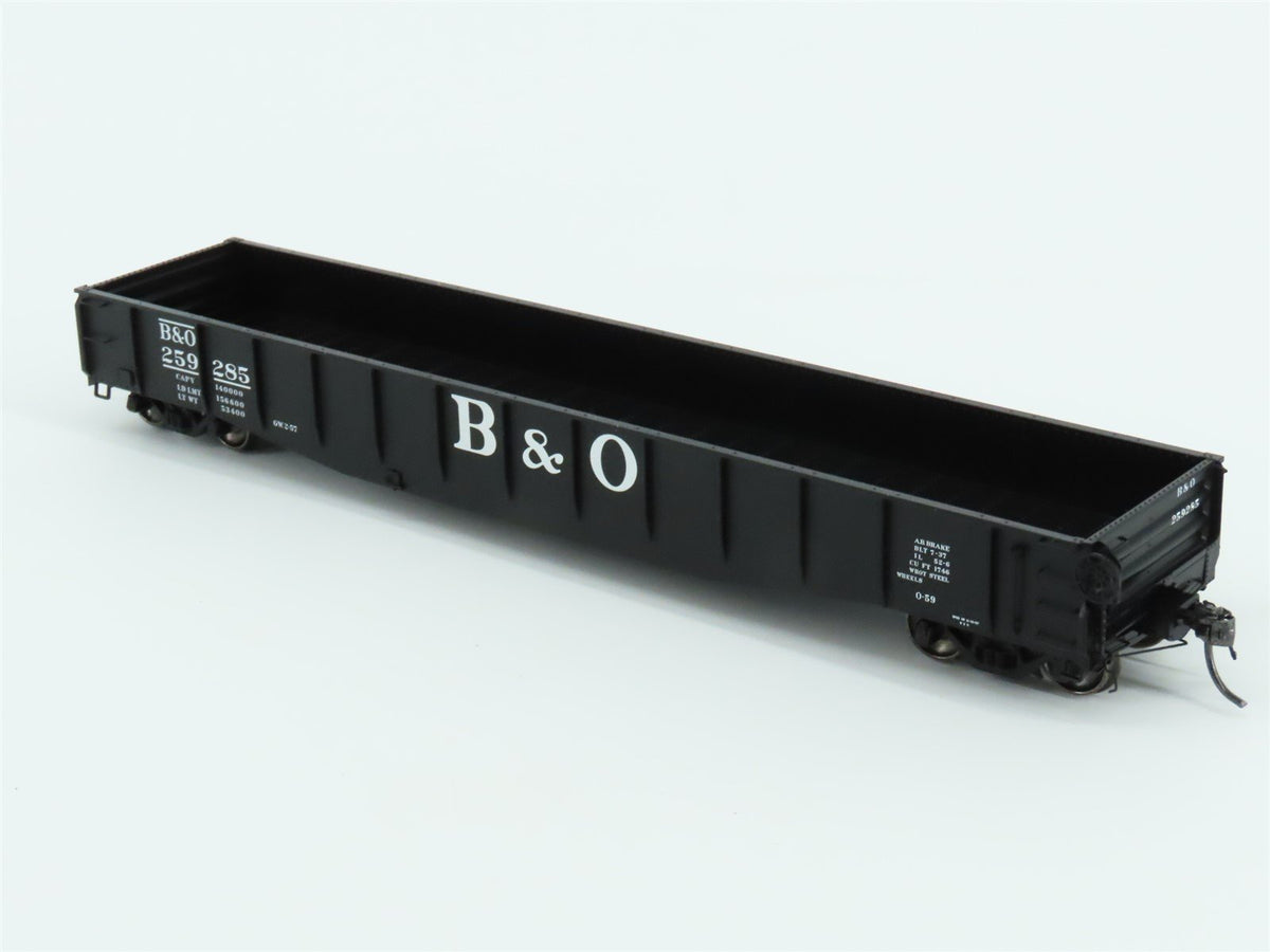 HO Scale Tangent #10930-03 B&amp;O Baltimore &amp; Ohio 52-6 70T Gondola Car #259285