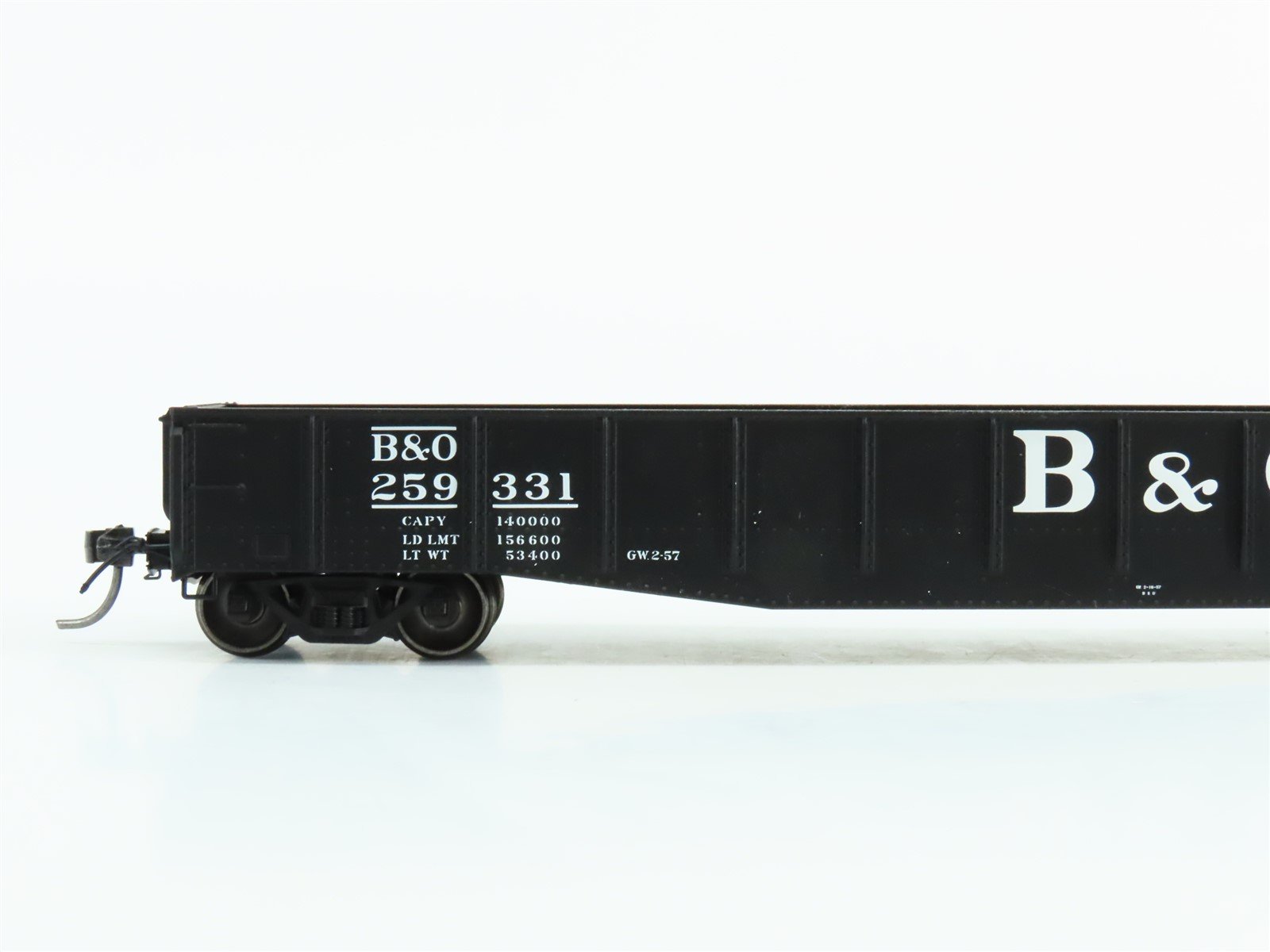 HO Scale Tangent #10930-04 B&O Baltimore & Ohio 52-6 70T Gondola Car #259331