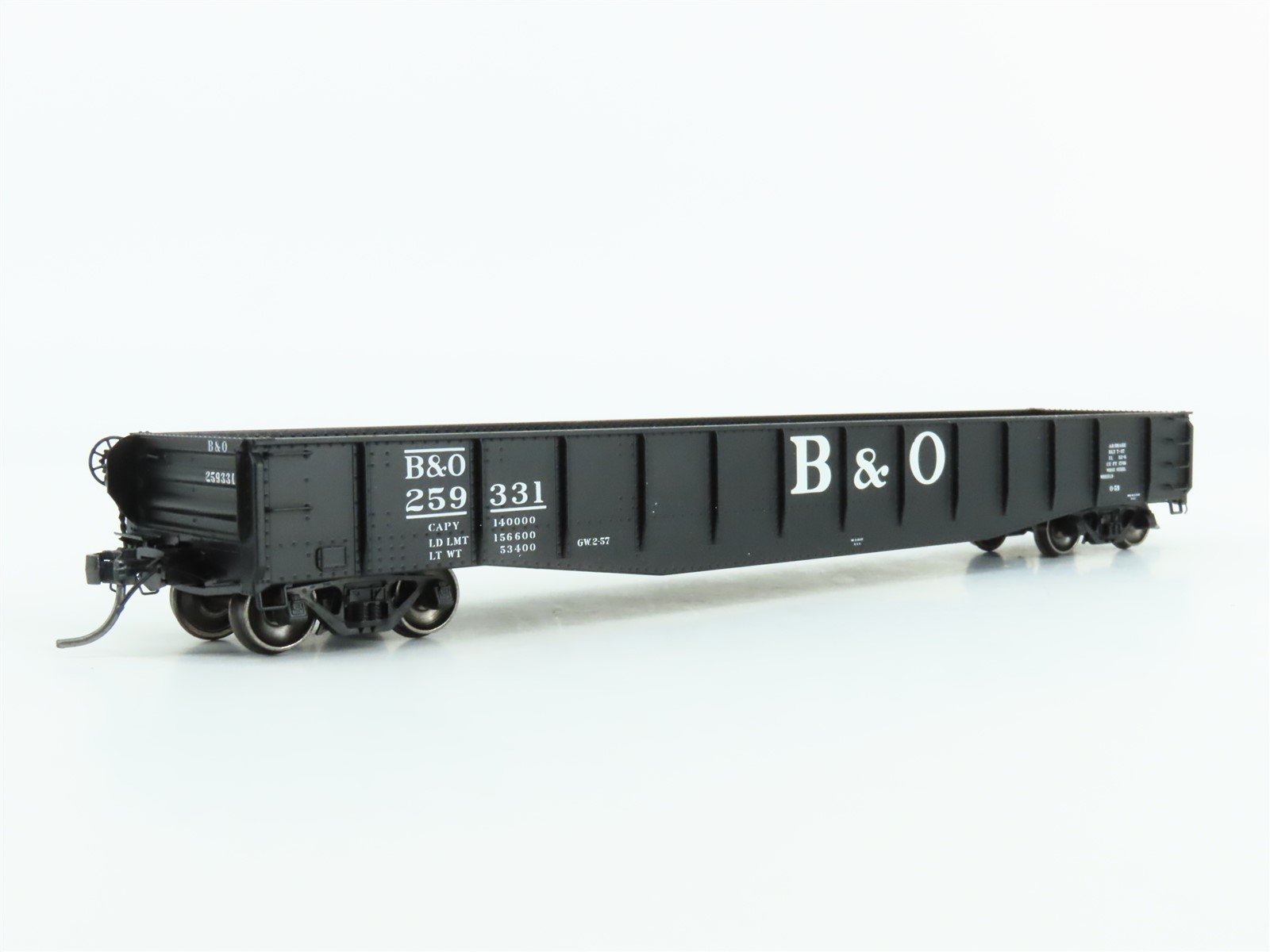 HO Scale Tangent #10930-04 B&O Baltimore & Ohio 52-6 70T Gondola Car #259331