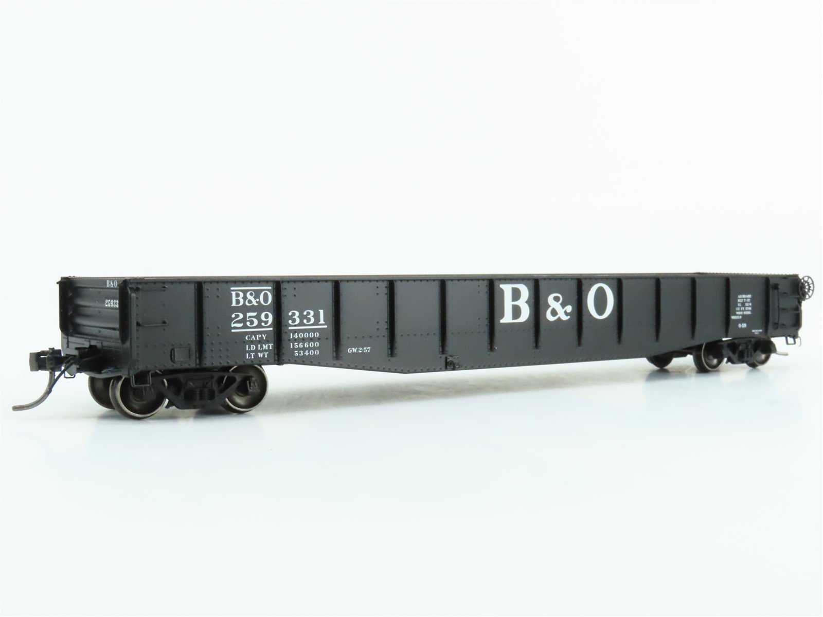 HO Scale Tangent #10930-04 B&O Baltimore & Ohio 52-6 70T Gondola Car #259331
