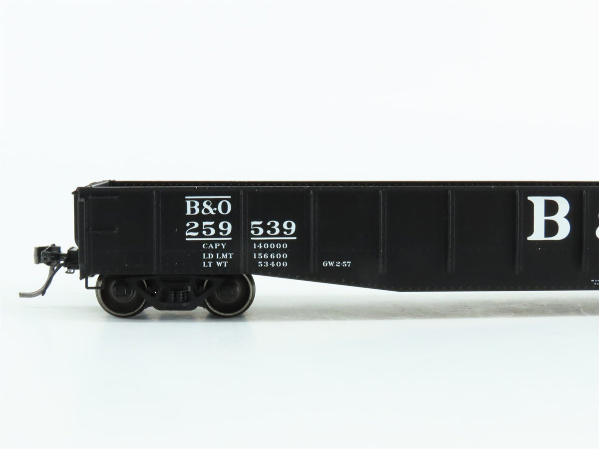 HO Scale Tangent #10930-06 B&amp;O Baltimore &amp; Ohio 52-6 70T Gondola Car #259539