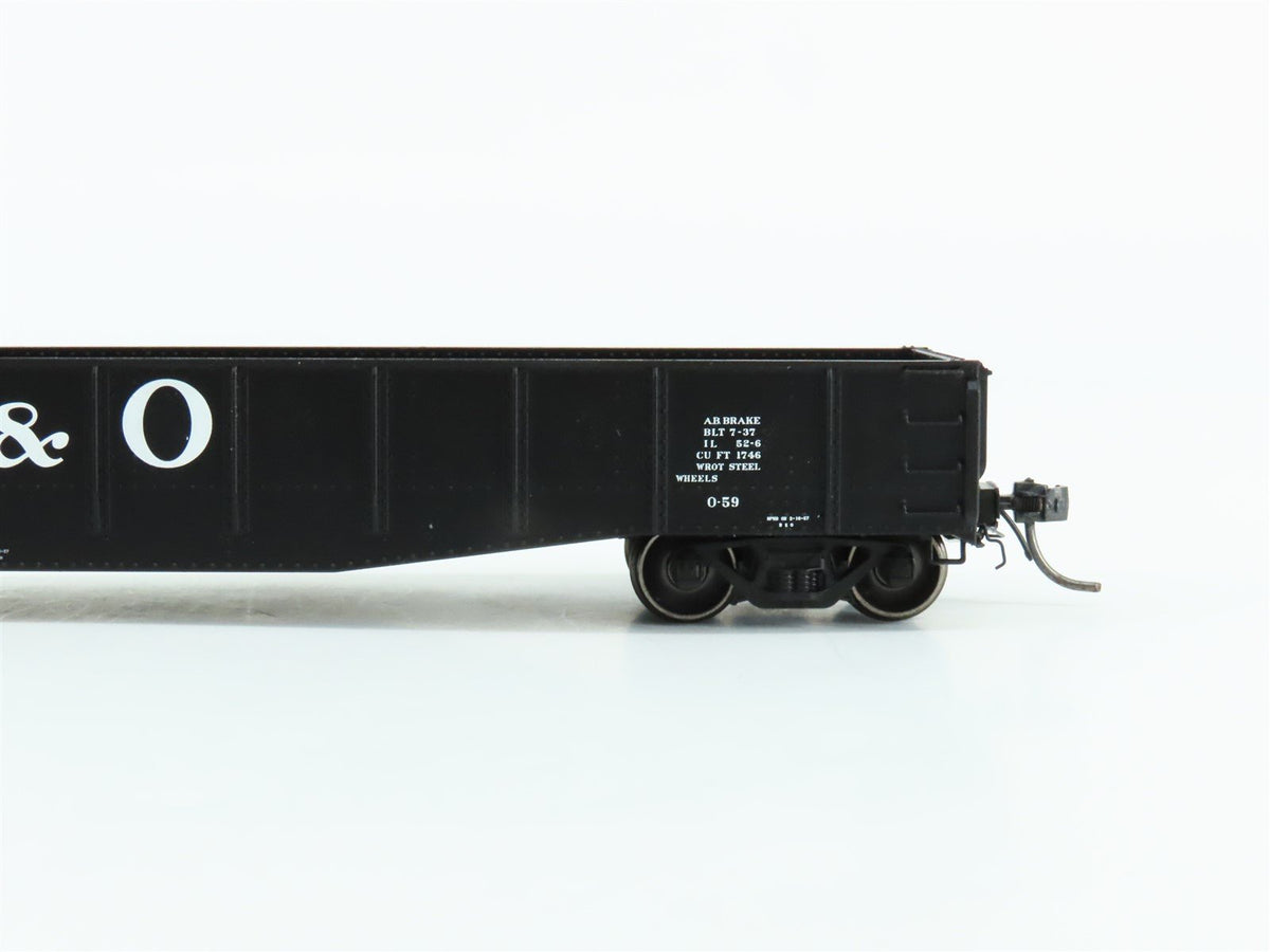 HO Scale Tangent #10930-06 B&amp;O Baltimore &amp; Ohio 52-6 70T Gondola Car #259539