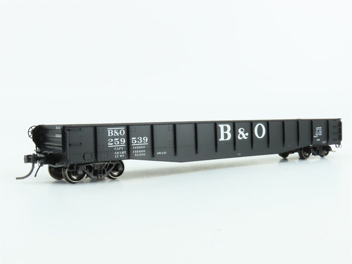 HO Scale Tangent #10930-06 B&amp;O Baltimore &amp; Ohio 52-6 70T Gondola Car #259539