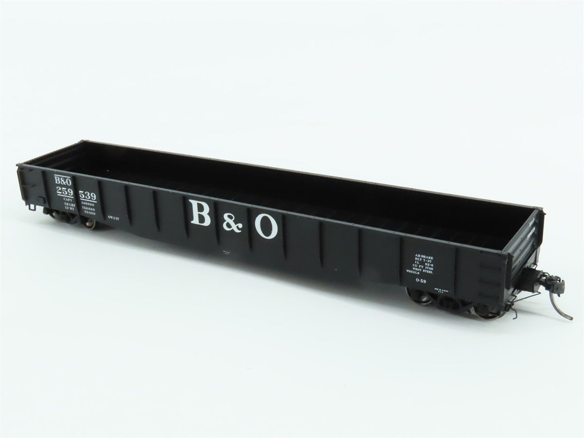 HO Scale Tangent #10930-06 B&amp;O Baltimore &amp; Ohio 52-6 70T Gondola Car #259539