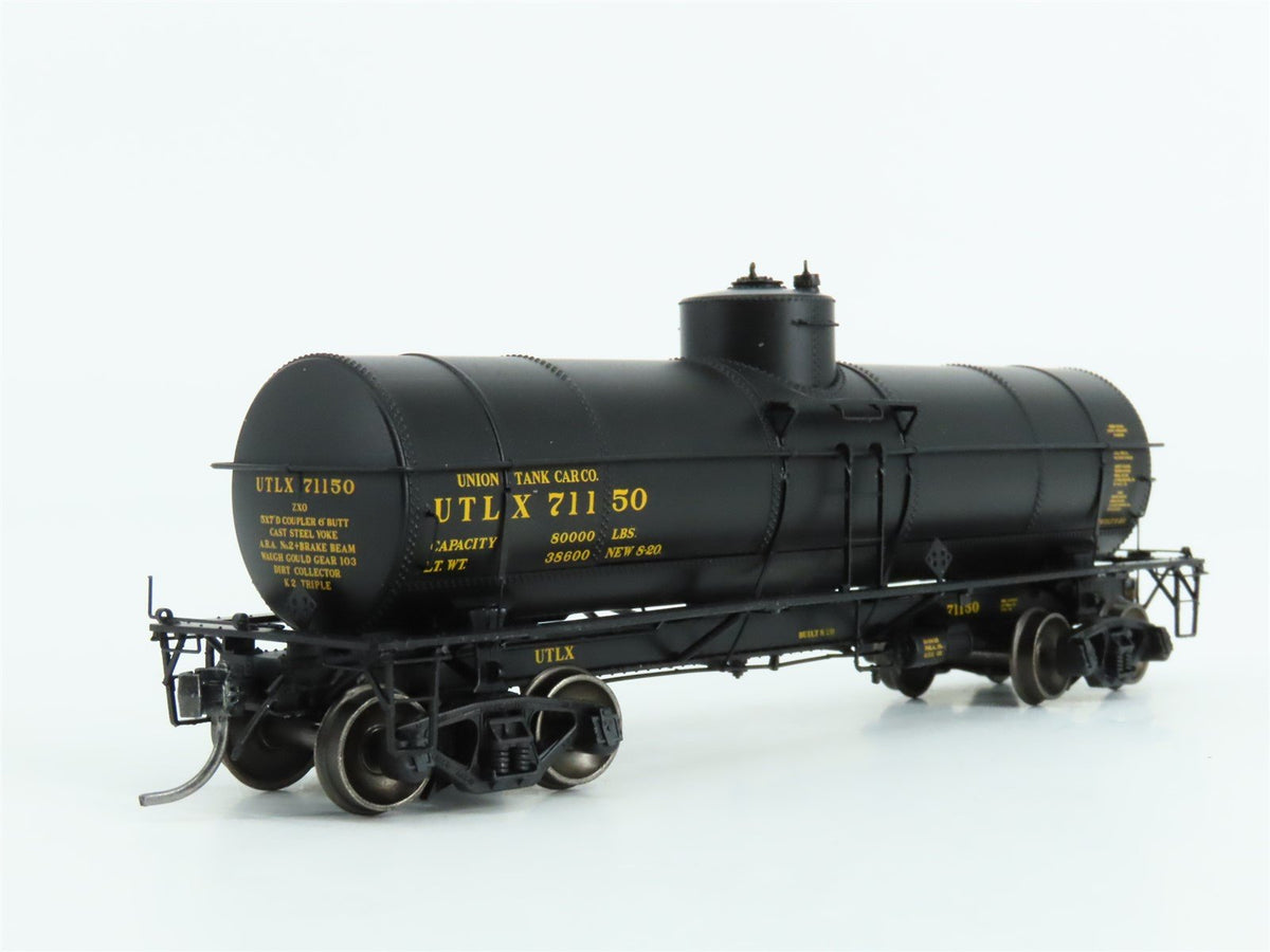 HO Scale Tangent #19021-05 UTLX Union Tank Cargo Single Dome Tank Car #71150