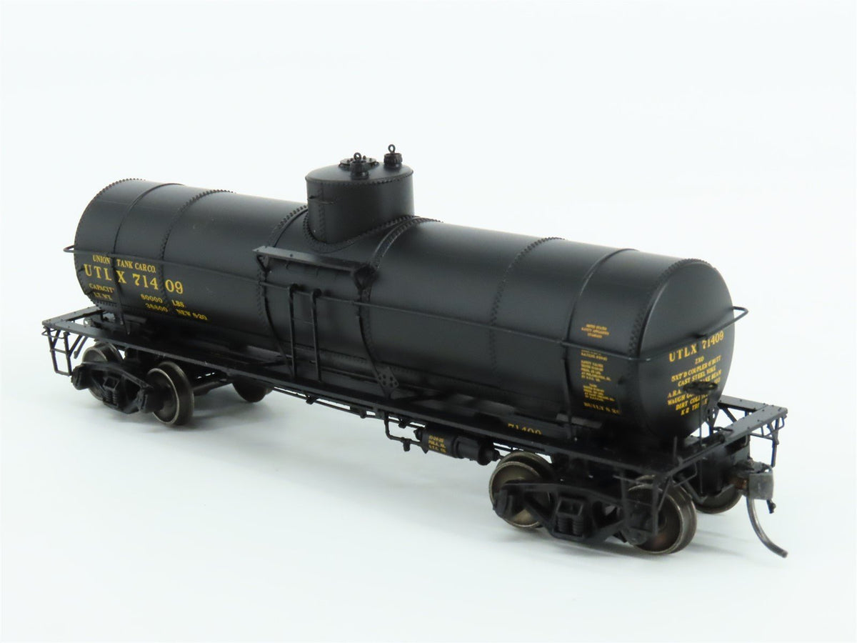 HO Scale Tangent #19021-09 UTLX Union Tank Cargo Single Dome Tank Car #71409