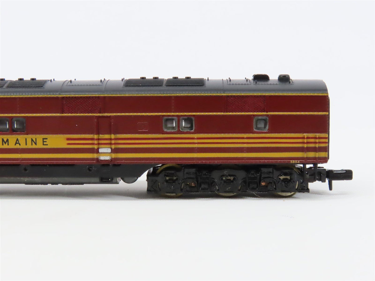 N Scale Life-Like 7001 B&amp;M Boston &amp; Maine E7A Diesel Locomotive #3804