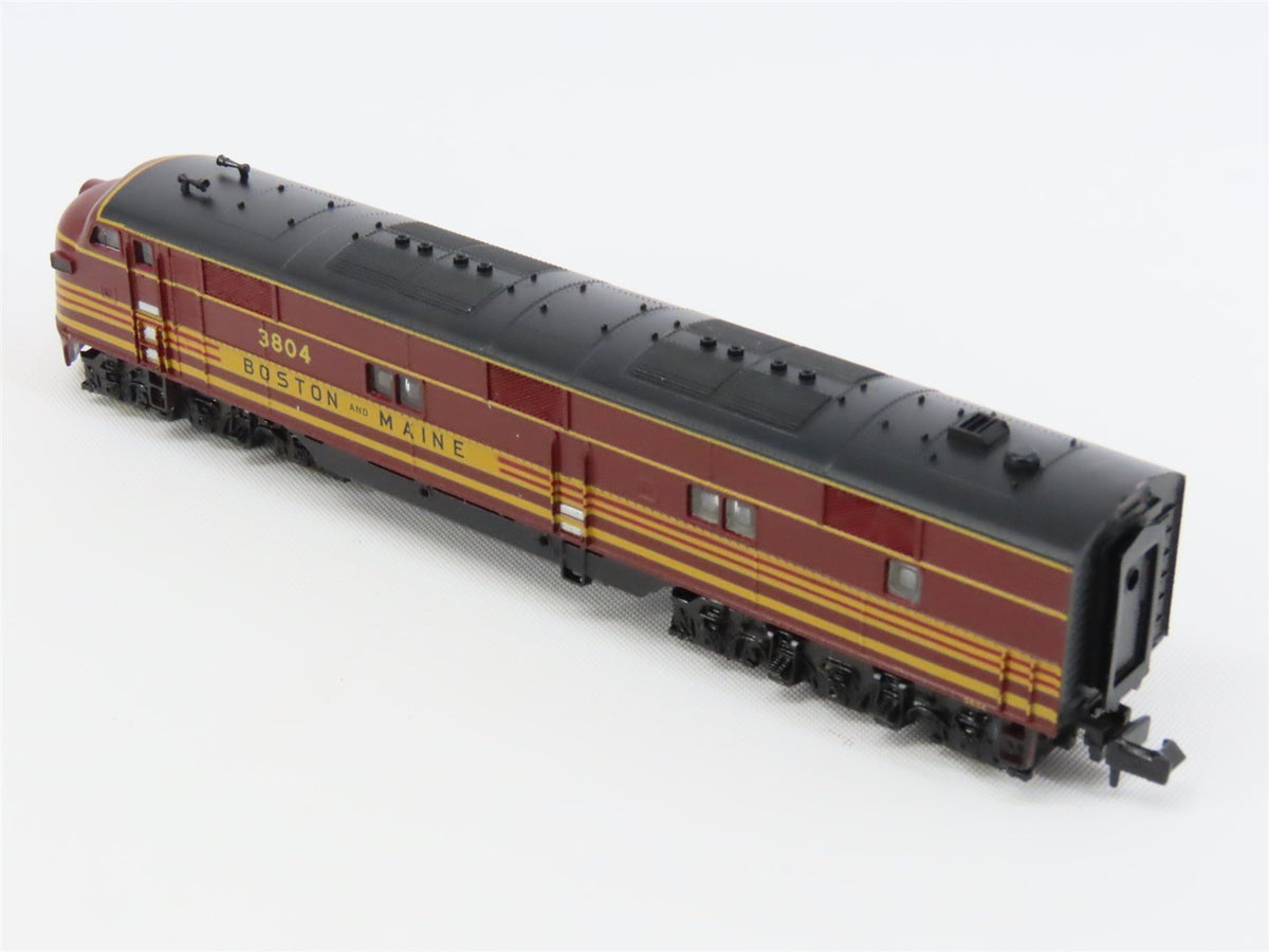 N Scale Life-Like 7001 B&amp;M Boston &amp; Maine E7A Diesel Locomotive #3804