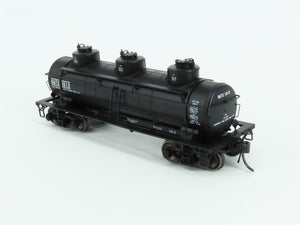 HO Scale Tangent #11515-08 GATX Leasing 6,000 Gallon 3 Dome Tank Car #1612