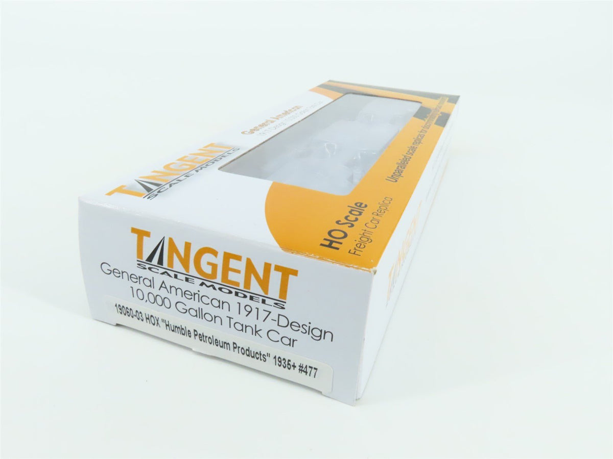 HO Scale Tangent #19060-03 HOX Humble Petroleum Single-Dome Tank Car #477