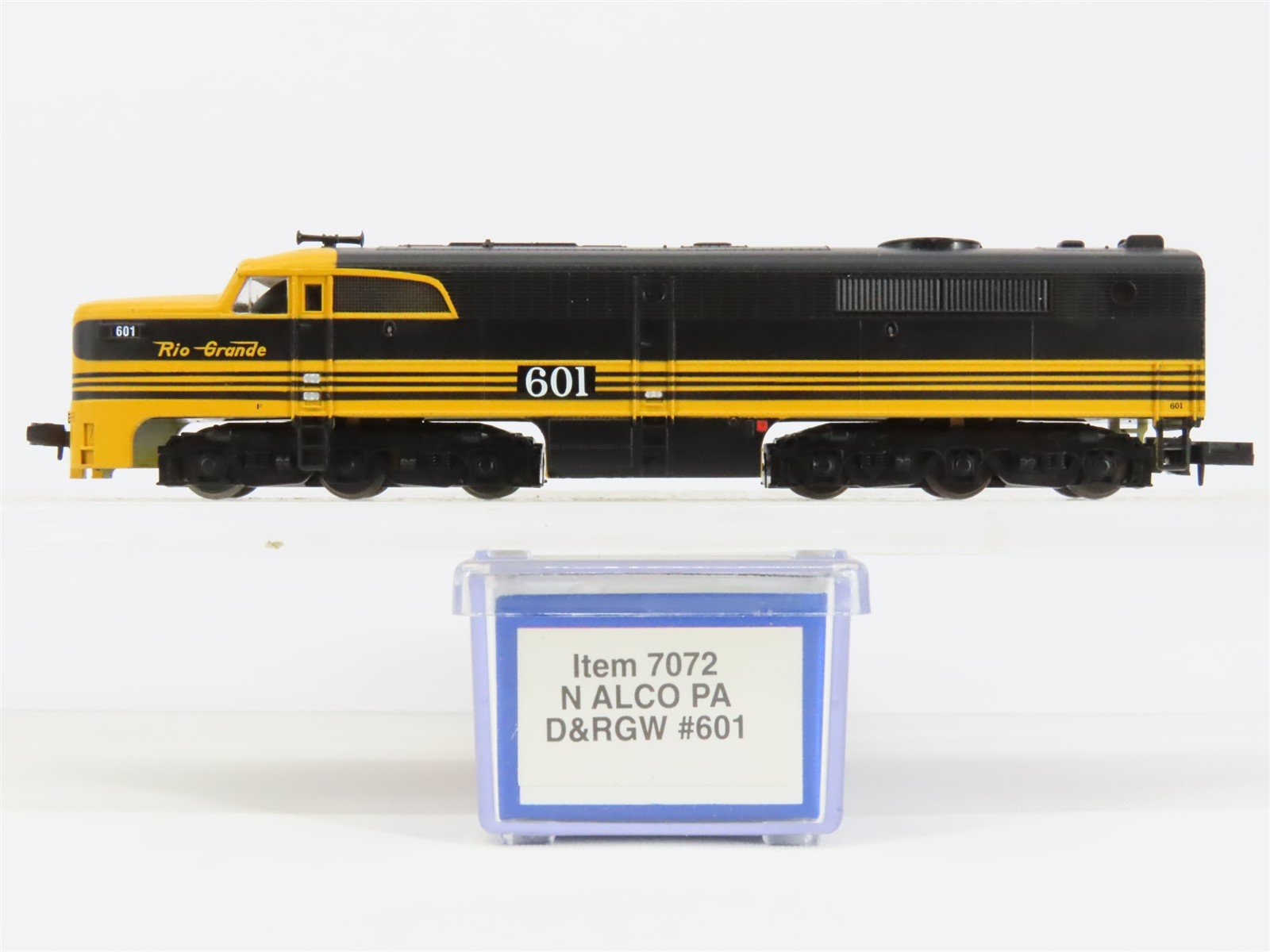 N Scale Life-Like 7072 DRGW Rio Grande Alco PA Diesel Locomotive #601